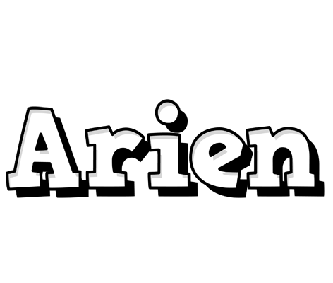 Arien snowing logo