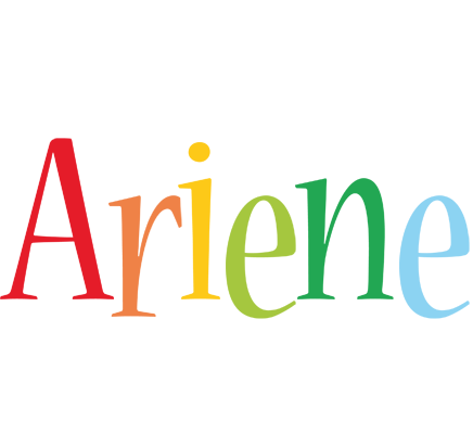 Ariene birthday logo