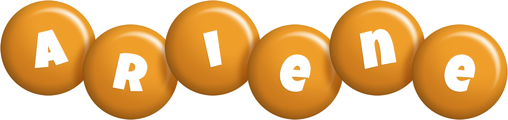 Ariene candy-orange logo