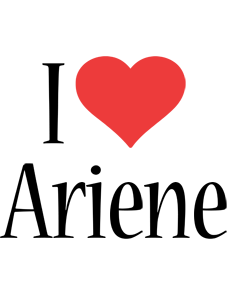 Ariene i-love logo