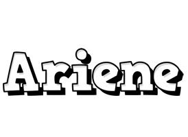 Ariene snowing logo