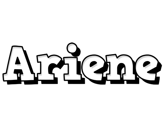 Ariene snowing logo