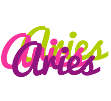 Aries flowers logo