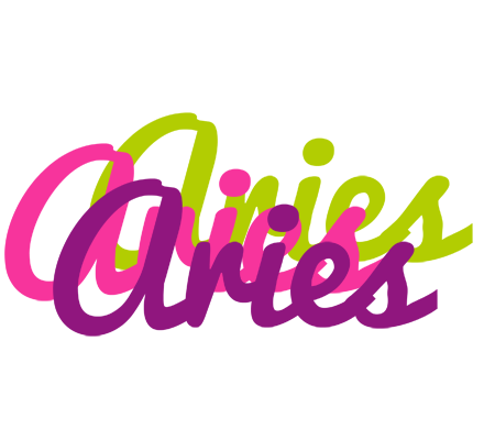 Aries flowers logo
