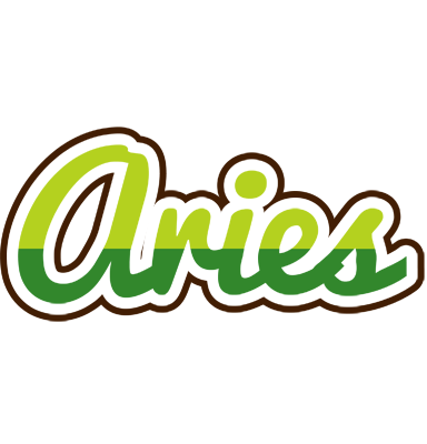 Aries golfing logo
