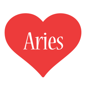 Aries love logo