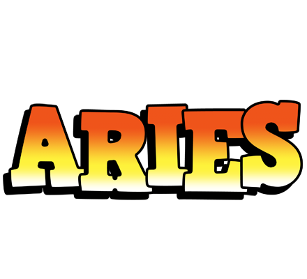 Aries sunset logo