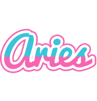Aries woman logo