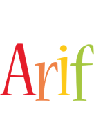 Arif birthday logo