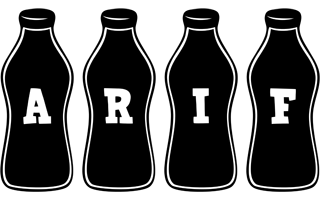 Arif bottle logo