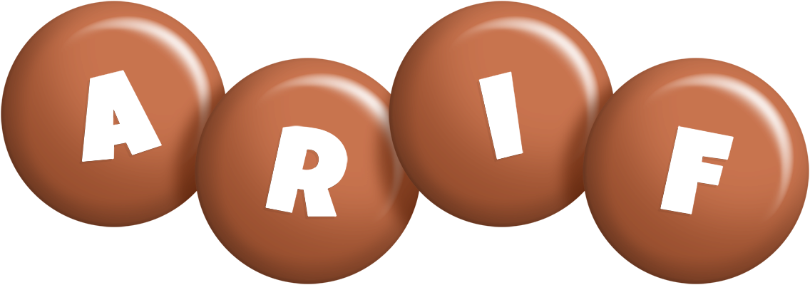 Arif candy-brown logo