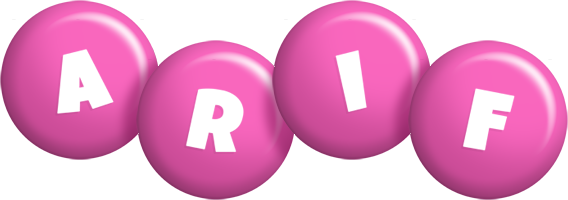 Arif candy-pink logo