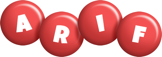 Arif candy-red logo
