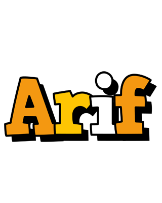 Arif cartoon logo