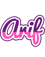 Arif cheerful logo