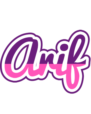 Arif cheerful logo