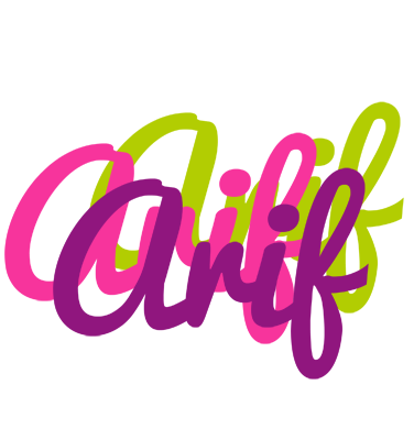 Arif flowers logo