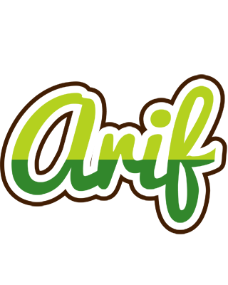 Arif golfing logo