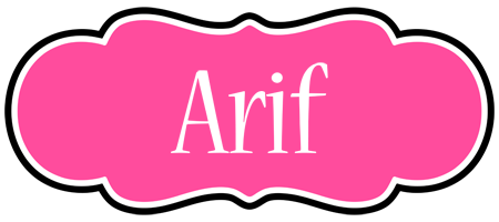 Arif invitation logo