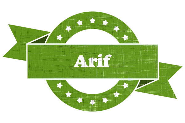 Arif natural logo
