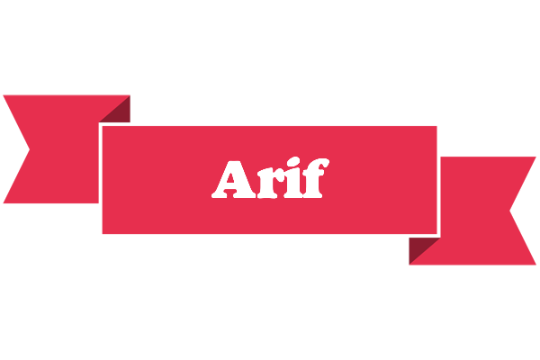 Arif sale logo