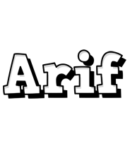Arif snowing logo