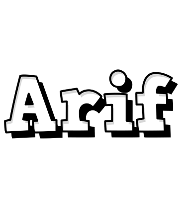 Arif snowing logo