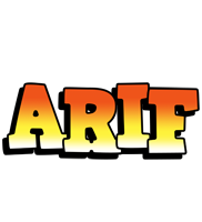 Arif sunset logo