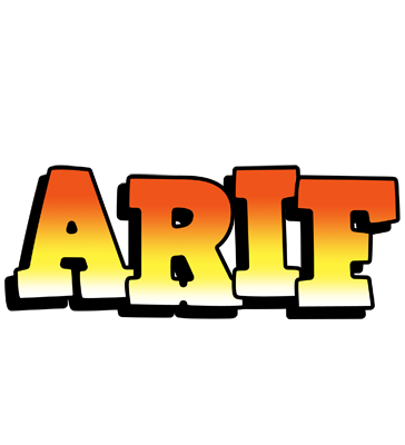 Arif sunset logo