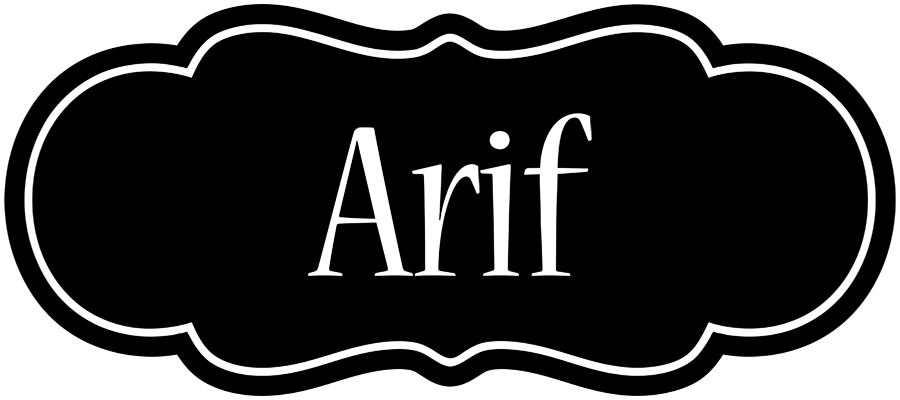 Arif welcome logo