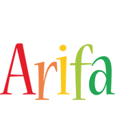 Arifa birthday logo