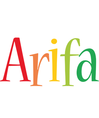 Arifa birthday logo