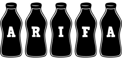 Arifa bottle logo