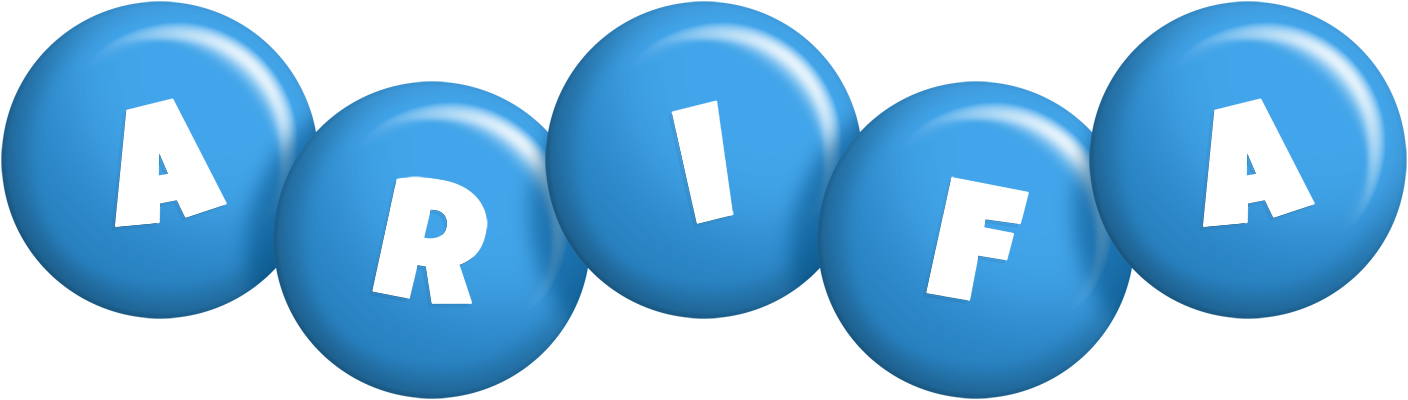 Arifa candy-blue logo