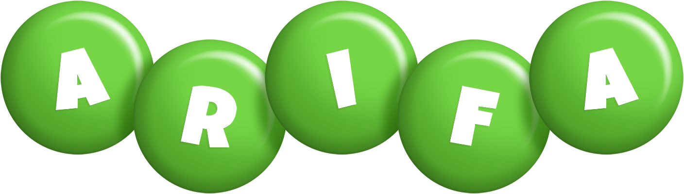 Arifa candy-green logo