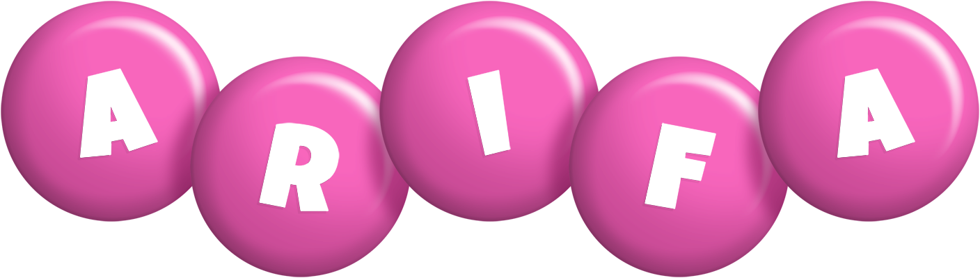 Arifa candy-pink logo