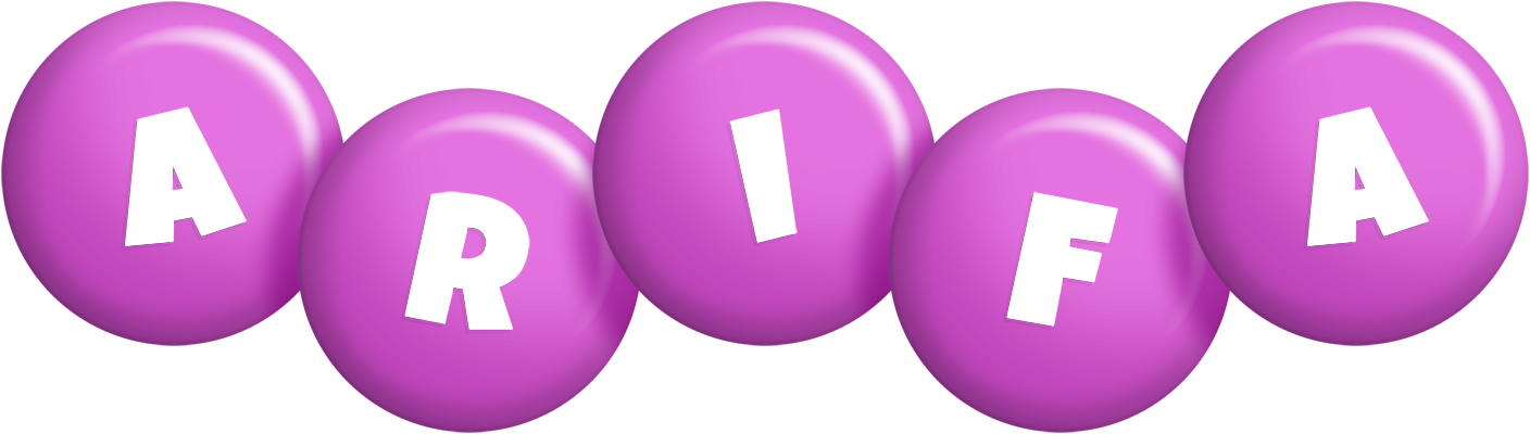 Arifa candy-purple logo