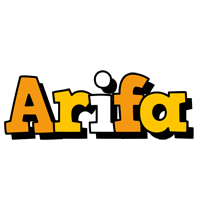 Arifa cartoon logo