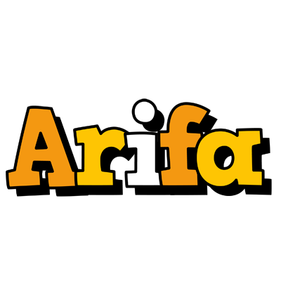 Arifa cartoon logo