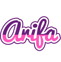 Arifa cheerful logo