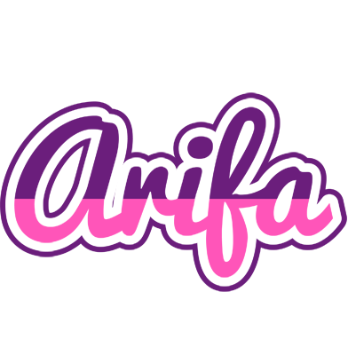 Arifa cheerful logo