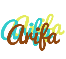 Arifa cupcake logo