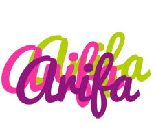 Arifa flowers logo