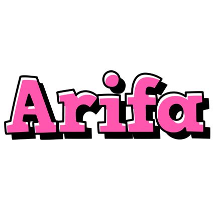 Arifa girlish logo