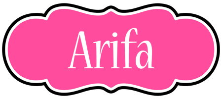 Arifa invitation logo