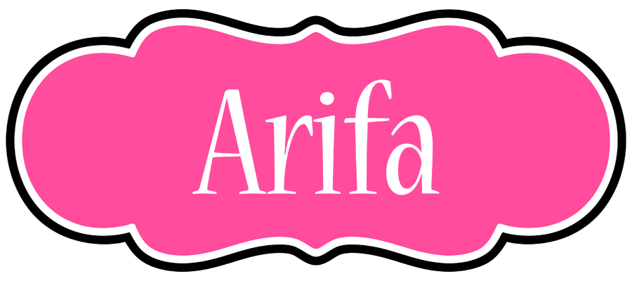 Arifa invitation logo