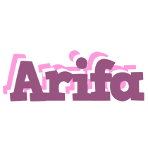 Arifa relaxing logo