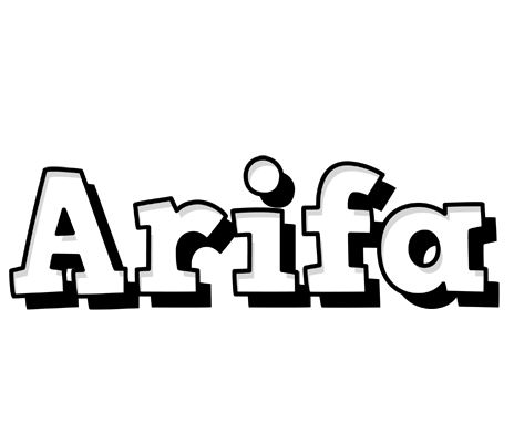 Arifa snowing logo