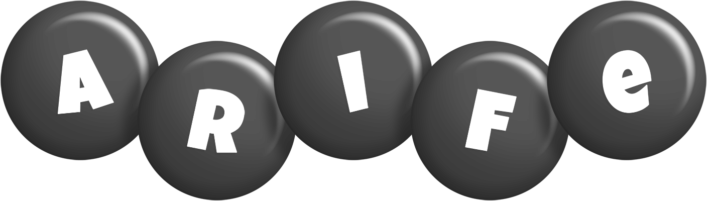 Arife candy-black logo
