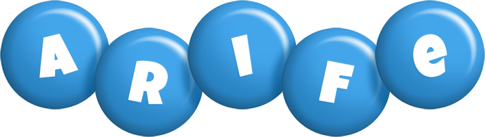 Arife candy-blue logo